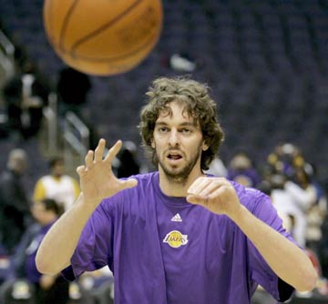 Pau Gasol, "como los &aacute;ngeles"